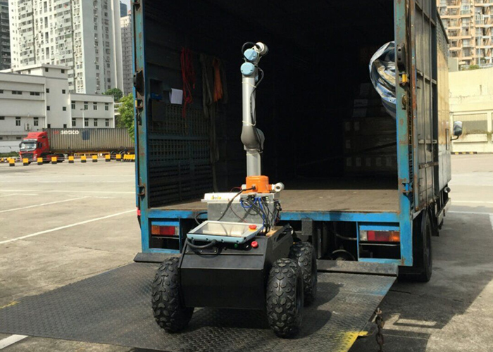 出入境檢驗檢疫局應對車型、集裝箱內(nèi)氣體環(huán)境的機器人檢測